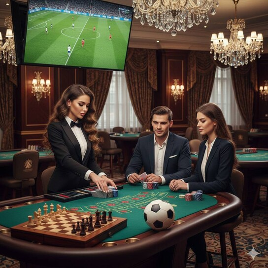Live Casino Dealer Smiling